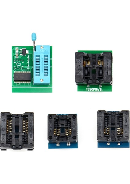 Tam Set Yüksek Hızlı USB Spı Programcısı + 12 Sop8 Klipsli Adaptör