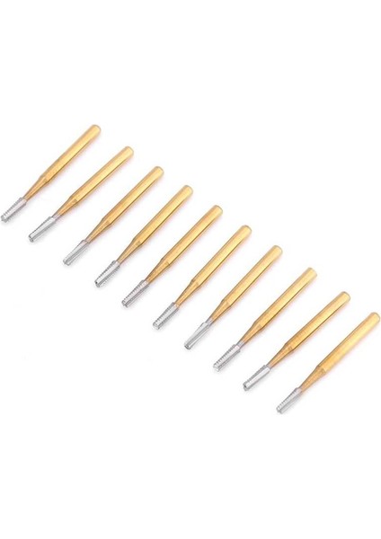 10 Adet FG-1958 Tungsten Karbür Çelik Diş Kron Frezleri Yüksek Hızlı Kesme