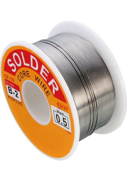 Alet 100G 63/37 Kalay Kurşun Rosin Çekirdek 0.5-2mm 2% Flux Reel Kaynak Hattı Lehim Teli 0.5mm