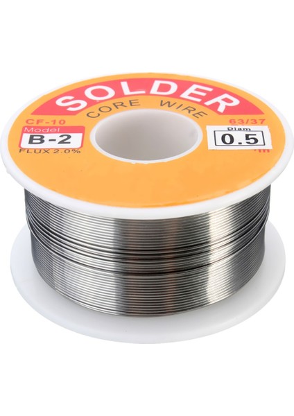 Alet 100G 63/37 Kalay Kurşun Rosin Çekirdek 0.5-2mm 2% Flux Reel Kaynak Hattı Lehim Teli 0.5mm
