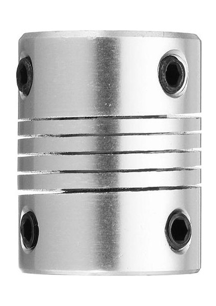 Adet Dayanıklı 6.35MM x 10MM Alüminyum Esnek Mil Kaplin Cnc Step Motor Çoğaltıcı Konnektör fırsatları