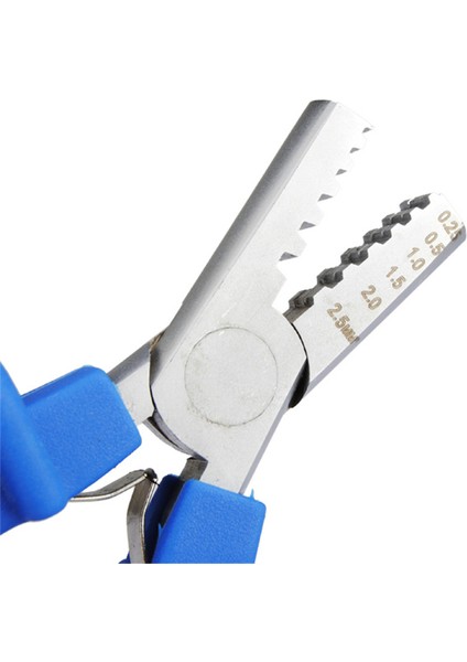 Alet Pz 0.25-2.5 Almanya Tarzı Kıvırma Kelepçesi Klemens 0.25-2.5mm2 Için Karıştırma Penseleri Sıkma Aletleri