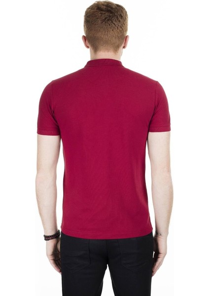 22YCEEO04613 Erkek Bordo Polo Yaka T-Shirt fiyatları