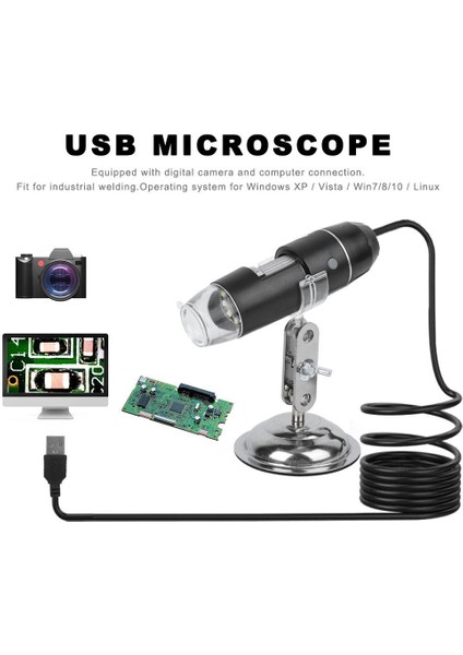 USB Mikroskop Kaynak Aksesuarı - Siyah (Yurt Dışından) fırsatları
