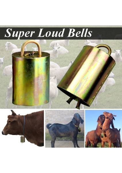 Bakır Demir Otlak Hayvanı Çanı - Bronz (Yurt Dışından)