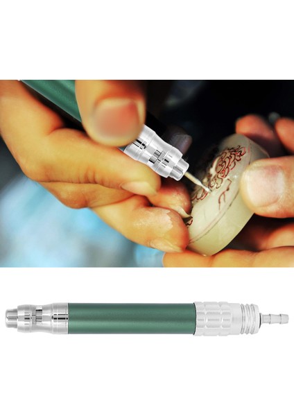 Pnömatik Öğütücü Kalem Yüksek Hızlı Mini Hava Taşlama Gravür Parlatma Aracı 65000RPM 3mm Chuck