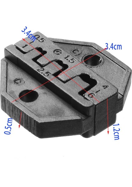 Yeni Araç 6 Tip 230C Cırcır Tel Crimper Sıkma Pensesi Için Yalıtımlı Terminal Çenesi fırsatları