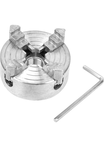Z011A Dört Çeneli Ayna, Çinko Alaşımlı Torna Aynası Mini Metal Torna Için Cnc Freze Delme Aracı