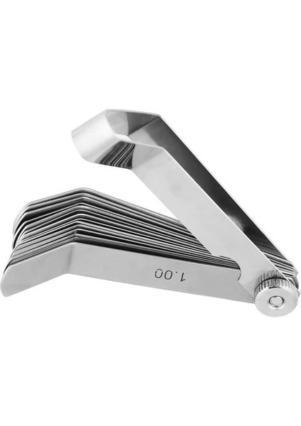 16 Metrik Feeler Ölçer Buji Boşluğu Ölçüm Aleti 0.05-1.00MM Dayanıklı
