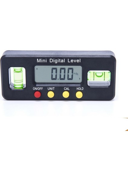 Taşınabilir Dijital Açı Bulucu Iletki Elektronik Seviye Kutusu 360 Derece Dijital Inklinometre Açı Ölçme Aracı 150MM
