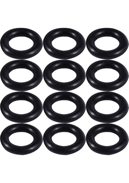 Siyah 9mm x 2.0mm Kauçuk Contalar Yağ Keçesi O Yüzük 12 Adet