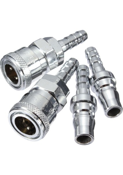 Erkek Dişi 8mm Gaz Hortumu Bakır Nozul Hızlı Bırakma Konnektörü Karavan Barbekü