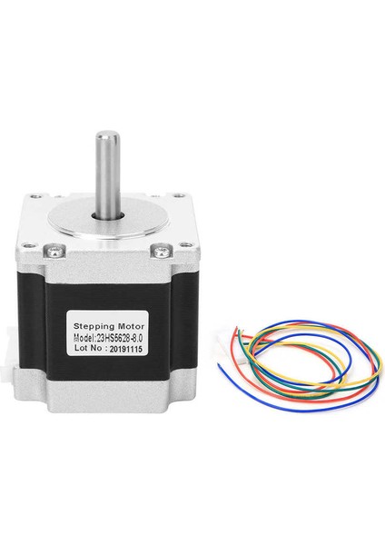 Nema 23 4 Pin Kablolu Step Motor Aksesuarları 23HS5628 6.35MM/8MM