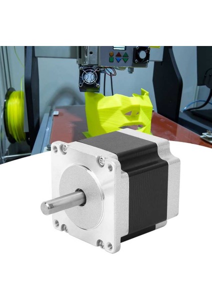 Nema 23 4 Pin Kablolu Step Motor Aksesuarları 23HS5628 6.35MM/8MM modelleri