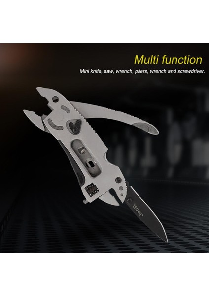 Mini Çoklu Tornavidalar Ayarlanabilir Somun Anahtarları Çene Anahtarı Onarım Elle Hayatta Kalma Araçları modelleri