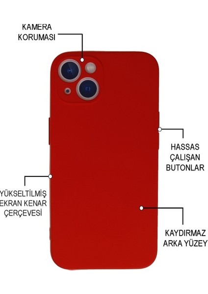 iPhone 13 Uyumlu Kamera Korumalı Içi Kadife Lansman Silikon Telefon Kılıfı fiyatları