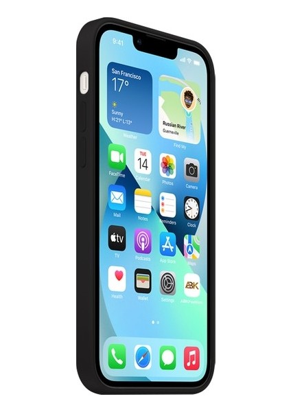 iPhone 13 Uyumlu Lansman Kılıf Logolu Silikon Telefon Kılıfı