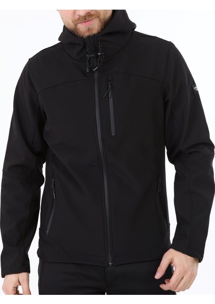 Ghassy Co.erkek Içi Polarlı Su ve Rüzgar Geçirmez Softshell Spor Mont