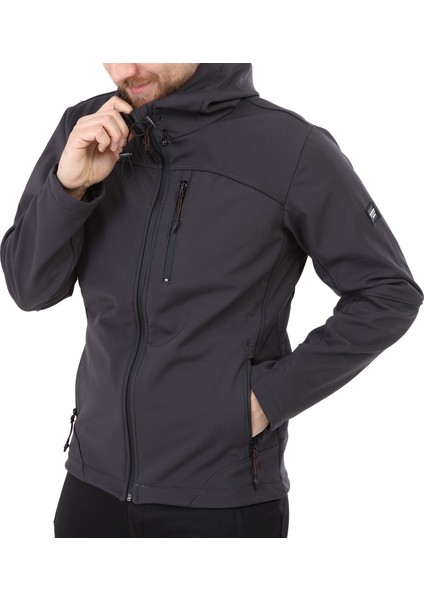 Ghassy Co.erkek Içi Polarlı Su ve Rüzgar Geçirmez Softshell Spor Mont