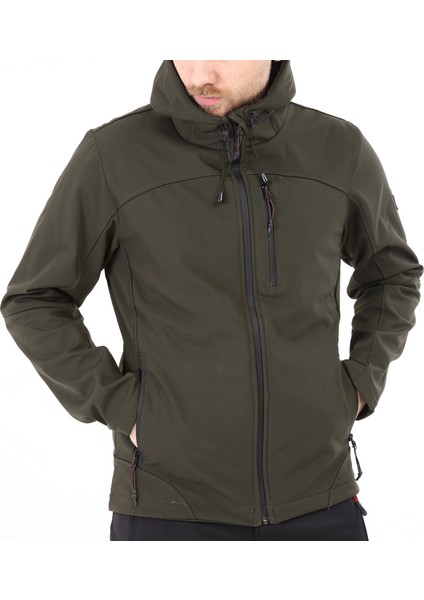 Ghassy Co.erkek Içi Polarlı Su ve Rüzgar Geçirmez Softshell Spor Mont