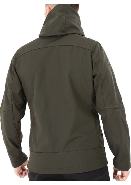 Ghassy Co.erkek Içi Polarlı Su ve Rüzgar Geçirmez Softshell Spor Mont