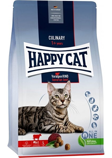 Happy Cat Voralpen Rind Biftekli Yetişkin Kedi Maması 4 kg