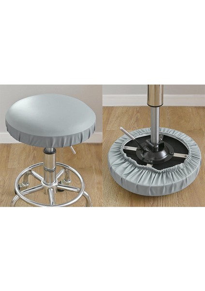 Tabure Sandalye Kapağı, Kırışıklığa Dayanıklı Sandalye Koruyucu, Koltuk Örtüsü, 35-45 cm Gri indirimleri