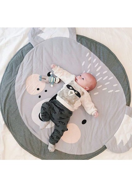 Yüksek Kaliteli Uyku Mat Pamuk Bebek Tarama Battaniye Çocuk Yuvarlak Animails Yastık Kanepe Ped Halı Bebek Tarama Ped Battaniye | Bebek Spor Salonları Ve Playmats (Yurt Dışından) fiyatları