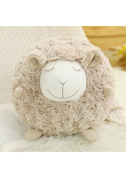 Sevimli Kuzu Peluş Yastık - Kahverengi (Yurt Dışından) fiyatları