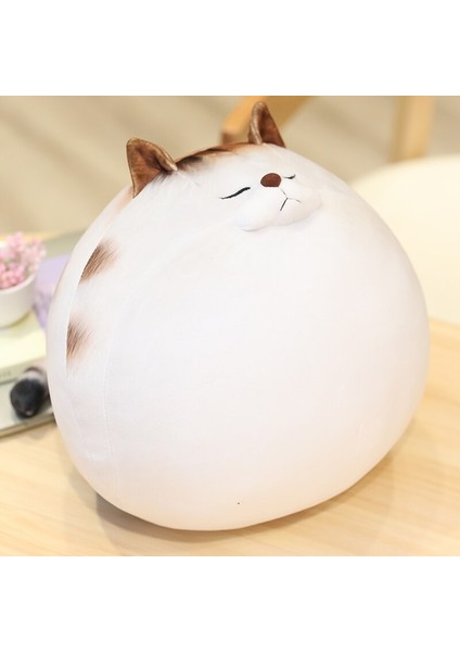 50 Cm Sevimli Kedi Peluş Oyuncak - Beyaz (Yurt Dışından)