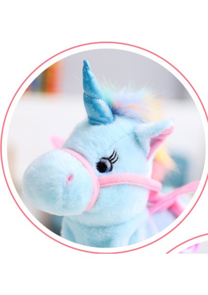 Unicorn Peluş Oyuncak - Mavi (Yurt Dışından)
