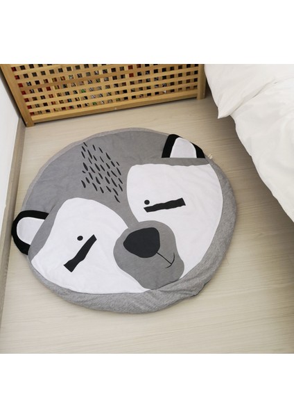 Yüksek Kaliteli Uyku Mat Pamuk Bebek Tarama Battaniye Çocuk Yuvarlak Animails Yastık Kanepe Ped Halı Bebek Tarama Ped Battaniye | Bebek Spor Salonları Ve Playmats (Yurt Dışından) fiyatları
