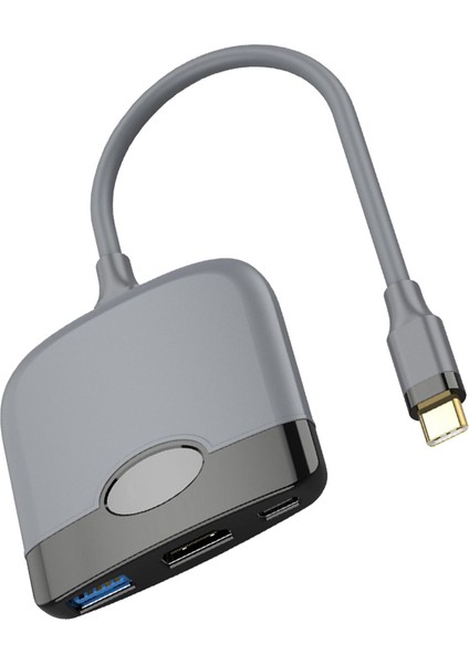 Tip C Usb-C HDMI Adaptörü Dönüştürücü Hub Adaptörü Anahtar Aksesuarları Mavi Için (Yurt Dışından)