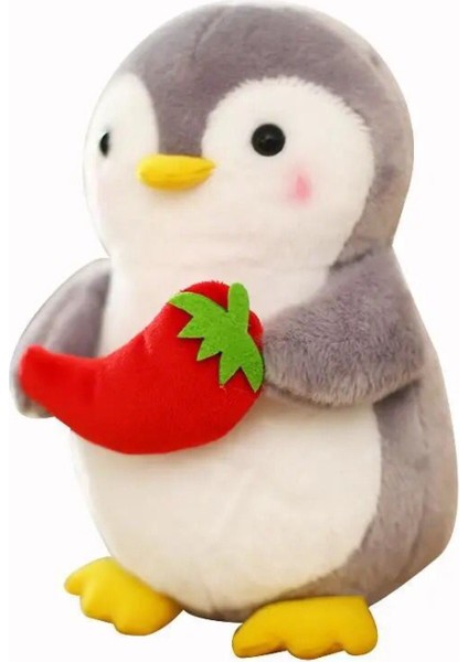 25 Cm Sevimli Yumuşak Peluş Oyuncak - Gri (Yurt Dışından)
