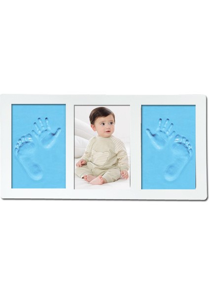 Bebek Fotoğraf Çerçevesi El Ayak Baskı Kalıp Makinesi 3D Dıy Kitleri Yumuşak Kil Inkpad Footprint Parmak Izi Çamur Seti Bebek Hatıra Bebek Hediye | El Ve Ayak Izi Yapımcıları
