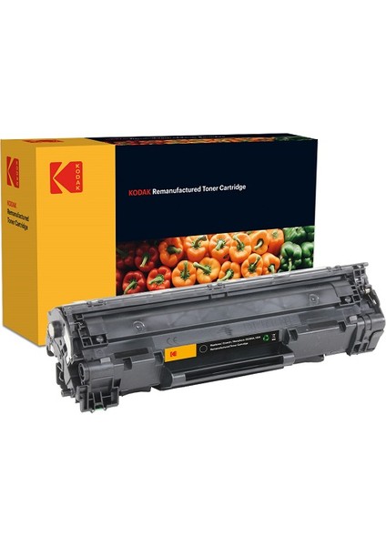 Fast İmage Kodak® Hp CE285A / 85A / 285A Yenileme Siyah Toner 1,6k