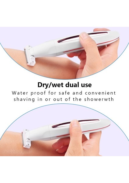 Elektrikli Tıraş Makinesi Kadın Tıraş Makinesi Kadın Saç Düzeltici USB Şarjlı Islak Kuru Tıraş Bacaklar Bikini Vücut Su Geçırmez (Yurt Dışından) fırsatları