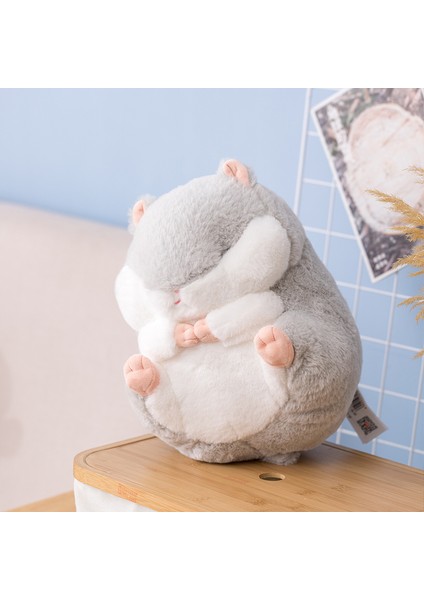 28 Cm Sevimli Hamster Peluş Oyuncak - Gri (Yurt Dışından) fırsatları