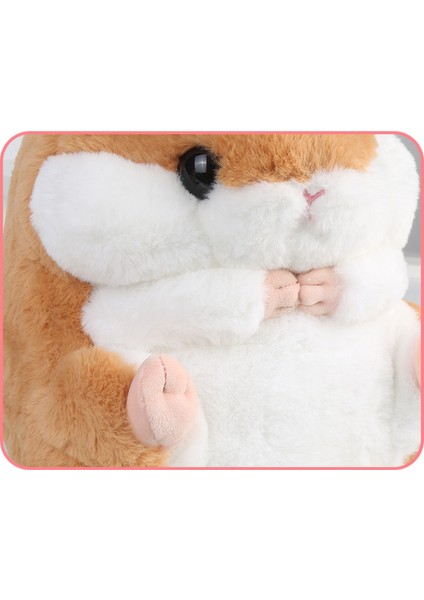 28 Cm Sevimli Hamster Peluş Oyuncak - Sarı (Yurt Dışından)