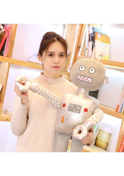 40 Cm Sevimli Robot Peluş Oyuncak - Gümüş (Yurt Dışından) fırsatları