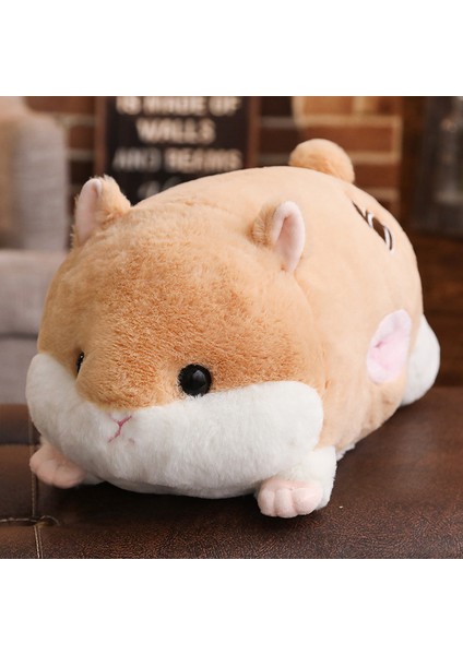 50 Cm Sevimli Hamster Fare Peluş Oyuncak - Turuncu (Yurt Dışından)