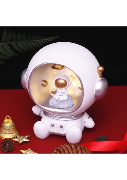 Astronot Spaceman Gece Işık Reçine Aksesuarları Işık Yaratıcı Masa Lambası Işık Hediye Çocuklar Için Bebek Çocuk Odası Dekorasyon | Led Gece Işıkları (Beyaz) (Yurt Dışından) fiyatları