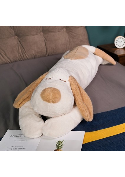 90 Cm Köpek Peluş Yastık - Bej (Yurt Dışından)