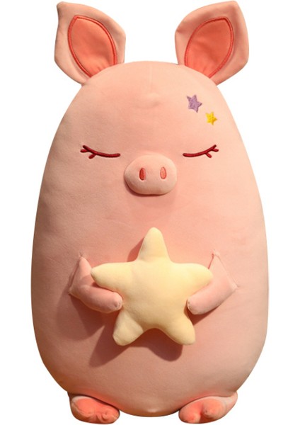1 Adet 45 Cm Domuz Peluş Oyuncak - Pembe (Yurt Dışından)