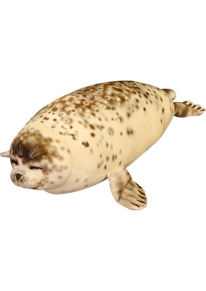 35 Cm 3D Deniz Aslan Peluş Oyuncak - Yeşil (Yurt Dışından)