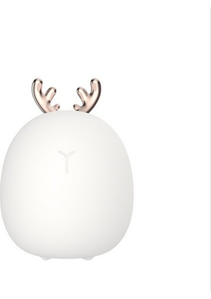 Geyik Tavşan Led Gece Işık Silikon Hayvan Karikatür Kısılabilir Lamba Usb Şarj Edilebilir Çocuklar Çocuklar Için Bebek Hediye Başucu Yatak Odası | Led Gece Işıkları (Geyik) (Yurt Dışından)