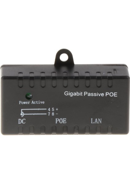 Ethernet Gigabit Pasif Poe Adaptörü Üzerinde 1 Parça Poe Enjektör Güç Kaynağı