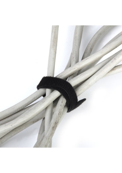 50 Naylon Kanca Döngü Kablo Bağları Tidy Sapanlar Ağ Kablolama Organizatör 9 1/2 " fırsatları