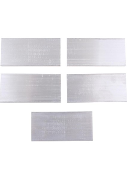 5 Paket Alüminyum Isı Lavabo Soğutma Fin Cpu LED Işık Için (48 * 11 * 100MM)(Yurt Dışından)