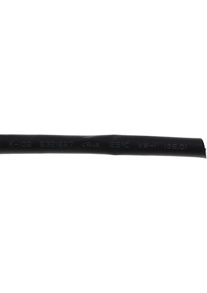 1 Adet 2: 1 Oran Isı Shrink Tüp Tel Wrap Kablo Kollu Boru Siyah 5 M 6mm(Yurt Dışından)